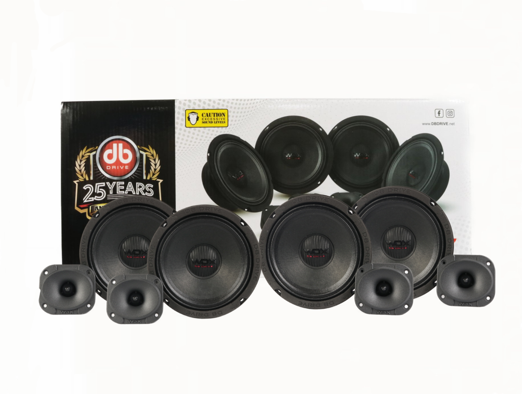 [WDX7-6.5-4MTW] SET DE MEDIOS 6.5" DB DRIVE WDX7-6.5-4MTW
