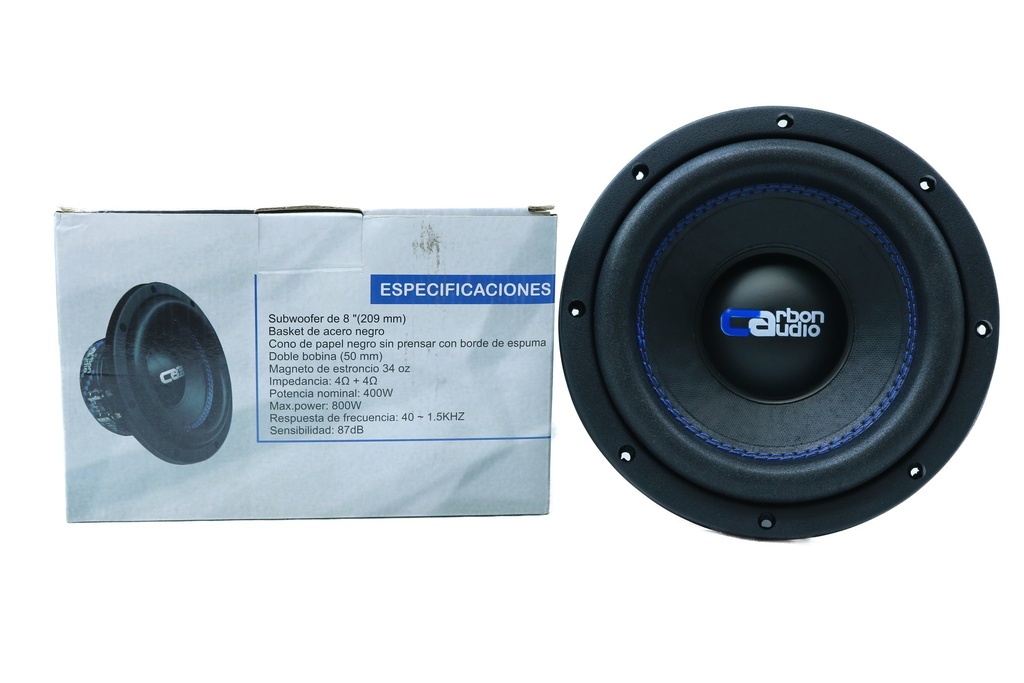 SUBWOOFER 8" CARBON AUDIO CA-SW40008ET