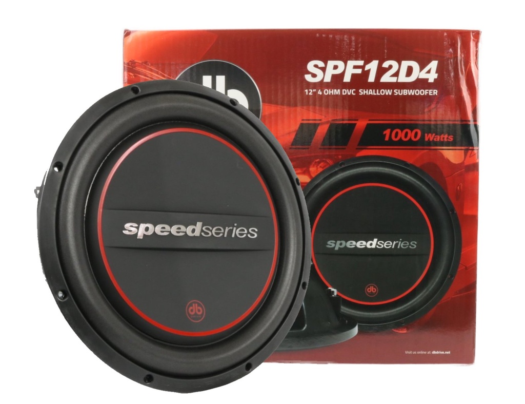 SUBWOOFER PLANO 12" DB DRIVE SPEEDSERIES SPF12D4