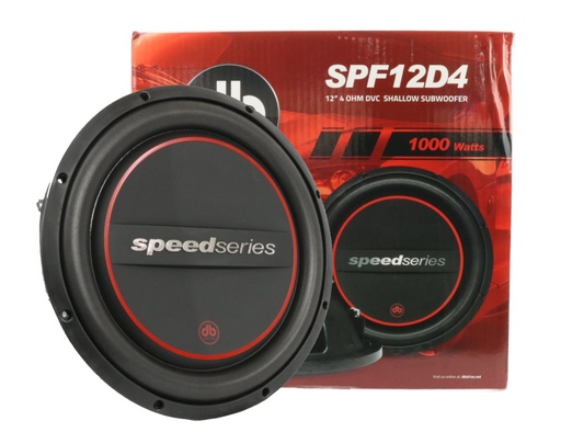 [SPF12D4] SUBWOOFER PLANO 12" DB DRIVE SPEEDSERIES SPF12D4