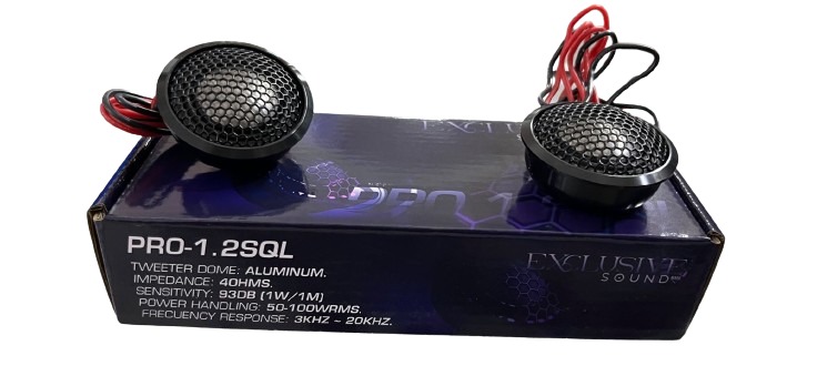 TWEETER DOMO ALUMINIUM EXCLUSIVE SOUND PRO-1.2SQL