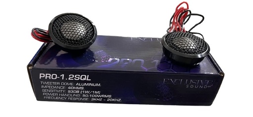 [PRO-1.2SQL] TWEETER DOMO ALUMINIUM EXCLUSIVE SOUND PRO-1.2SQL