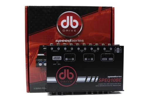 [SPEQ10BE] ECUALIZADOR 5 BANDAS DB DRIVE SPEQ10BE