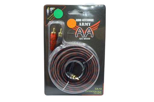 [CA-12] RCA"  3.6 METROS ARMY AUDIO CA-12