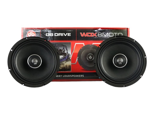 [WDX8MOTO] MEDIOS RANGOS 8" CON TWEETER DB DRIVE WDX8MOTO