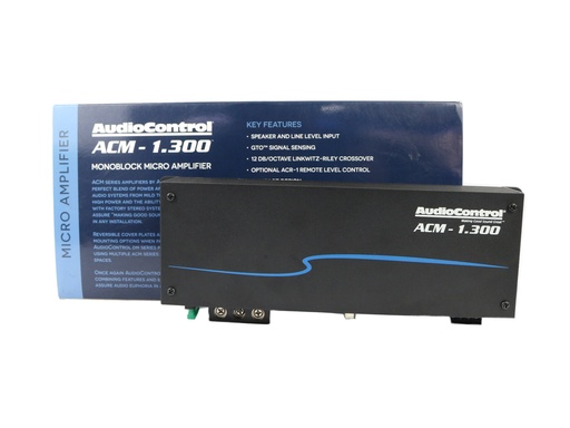 [ACM-1.300] AMPLIFICADOR 1 CH AUDIO CONTROL ACM-1.300