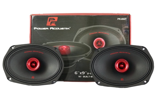 [PR-694T] MEDIOS RANGOS CON DRIVER 6x9" POWER ACOUSTIK PR-694T