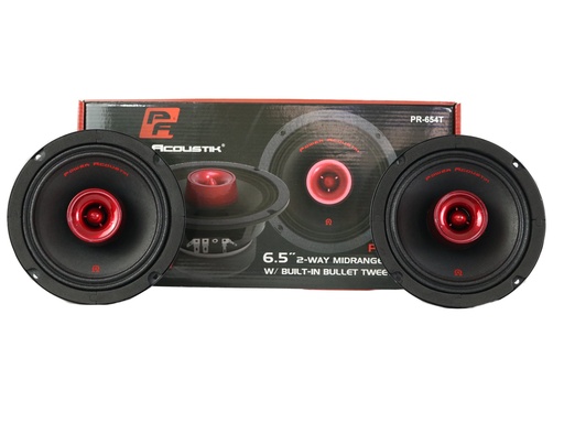 [PR-654T] MEDIOS RANGOS 6.5" CON DRIVER POWER ACOUSTIK PR-654T