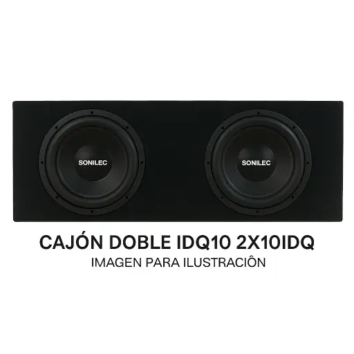 [2X10IDQ] CAJON 10" MDF DOBLE SONILEC IDQ10 2X10X88IDQ