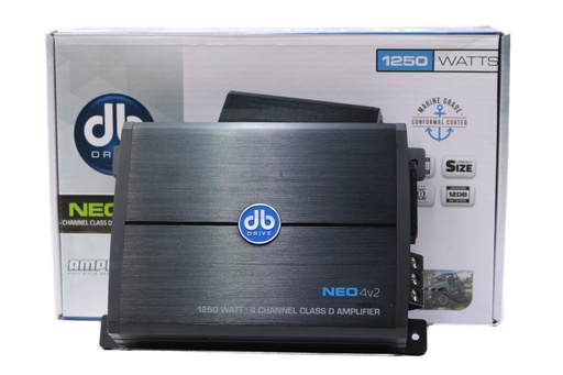 [NEO4V2] AMPLIFICADOR 4 CH DB DRIVE MARINO NEO4V2