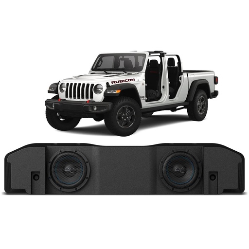[JEEPGLADIATORCAJON] CAJON CON WOOFER AUDIO CONTROL 8" JEEP GLADIATOR