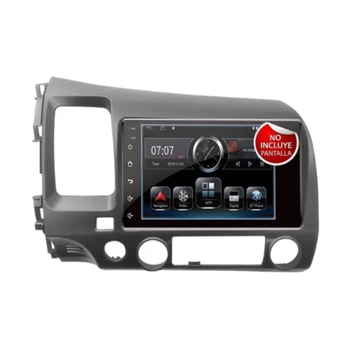 Frente 10" para Honda Civic 2006-2011, requiere arnés AR-HD23 HF AUDIO HF-0812HO10