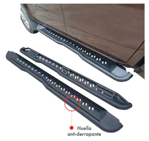 ESTRIBOS TIPO TRD HF HILUX(DOBLE CABINA) 15/24 STEP6HILUX