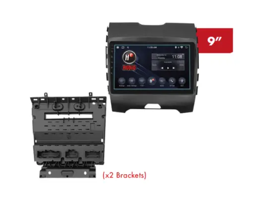 Frente 9" para Ford Edge 2015-2021, requiere CANBUS CAN-FD05 HF AUDIO HF-577FO9