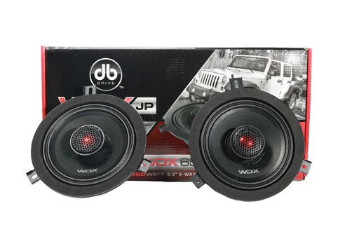 [WDX65-JP] MEDIOS RANGOS 6.5" CON TWEETER  DB DRIVE WDX65-JP