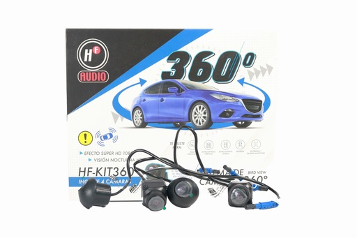 [HF-KIT360] CAMARA DE REVERSA 360° HF AUDIO  HF-KIT360