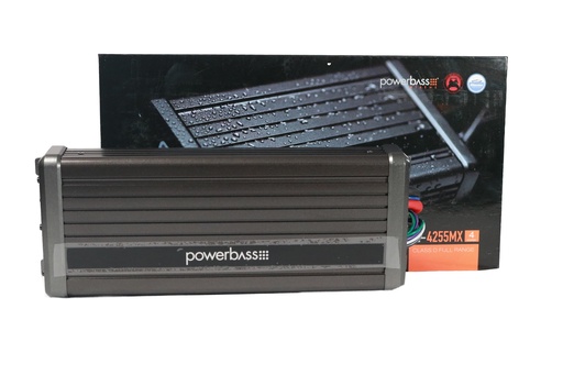 [XL-4255MX] AMPLIFICADOR 4 CH POWER BASS MARINO XL-4255MX