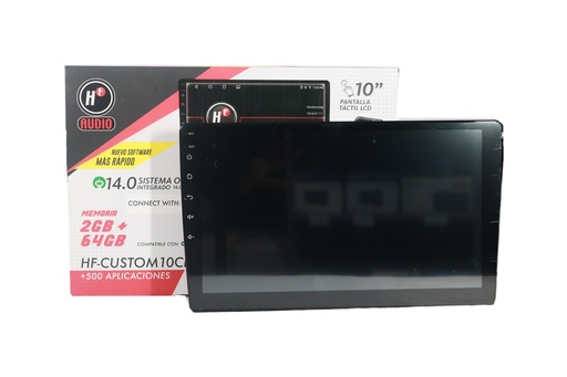 [HF-CUSTOM10CP] PANTALLA 2 DIN 10" HF AUDIO HF-CUSTOM10CP