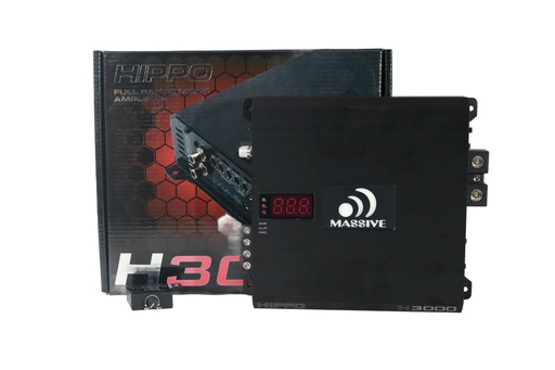 [H3000] AMPLIFICADOR 1 CH MASSIVE HIPPO H3000