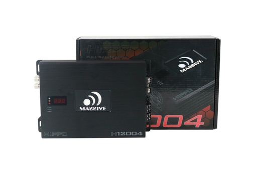 [H12004] AMPLIFICADOR 4 CH MASSIVE HIPPO H12004