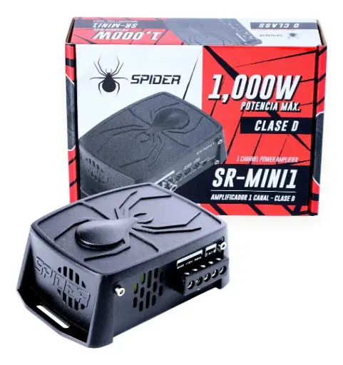 AMPLIFICADOR 1 CH CLASE D SPIDER SR-MINI1