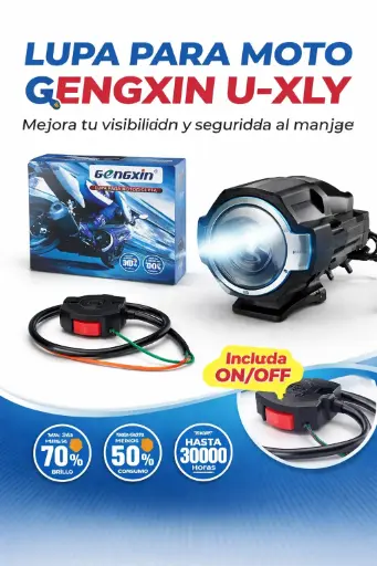 LUPA PARA MOTO GENGXIN U-XLY