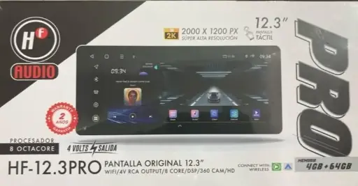 PANTALLA 12.3" HF-AUDIO PRO HF-12.3PRO