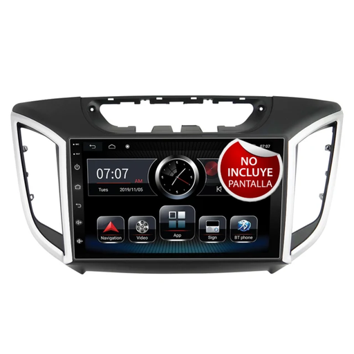 Frente 10" para Hyundai Creta 2018-2020, requiere arnés AR-HY05 HF AUDIO HF-924HY10