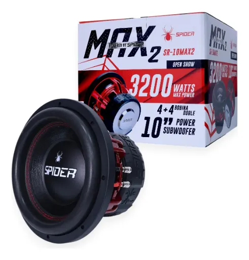 SUBWOOFER 10" SPIDER SR-10MAX2