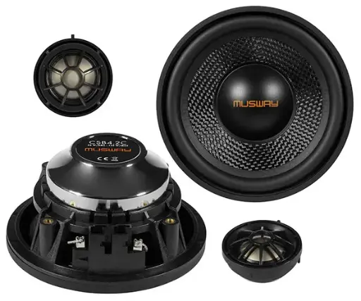 BOCINAS 4" COAXIALES P/BMW SERIES E/F/G MUSWAY CSB4.2C