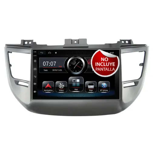 Frente 9" para Hyundai Tucson 2015-2019, requiere CANBUS CAN-HY11 y arnés AR-HY05 HF AUDIO HF-943HY9