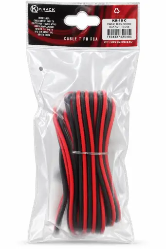 RCA 15 FT 100% COBRE KRACK AUDIO KR-15 C