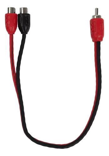RCA "Y" 1 MACHOS 2 HEMBRA FT 100% COBRE KRACK AUDIO KR-2 FC