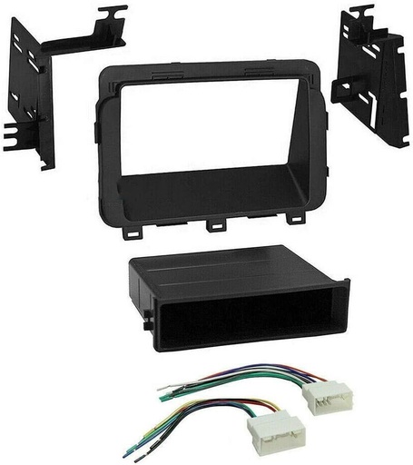 Frente 2 DIN Hyundai Accent 2006-2011 / Kia Rio 2006-2011 / Kia Sportage American International HWH1140