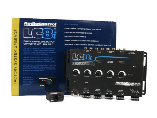 CONVERTIDOR DE ALTA Y BAJA AUDIO CONTROL LC8I