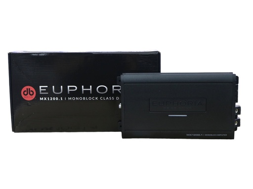 [MX1200.1] AMPLIFICADOR 1 CH EUPHORIA DB DRIVE MX1200.1
