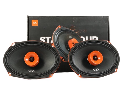 [ROCKETPRO 69] MEDIOS RANGOS CON DRIVER 6x9" WAR AUDIO ROCKETPRO 69