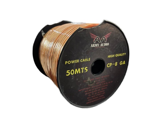 CABLE DE CORRIENTE #8 150FT ARMY AUDIO CP-8 GA