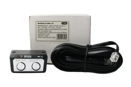 CONTROL DE BAJOS Y CABLE REPUESTO PARA EPICENTER 2 PERILLAS REACTIVE BASS RB-15