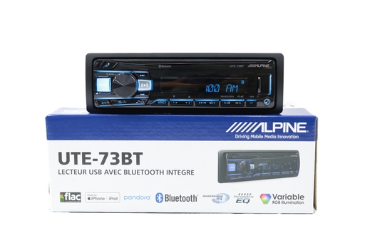 [UTE-73BT] ESTEREO 1 DIN ALPINE UTE-73BT