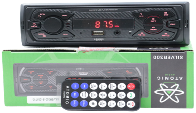 ESTEREO 1 DIN ATOMIC AUDIO SILVER300