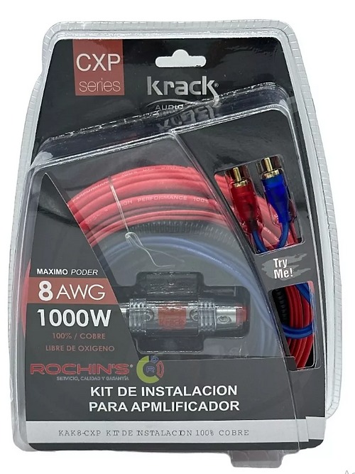 KIT DE INSTALACION #8 KRACK 100% COBRE KAK8-CXP