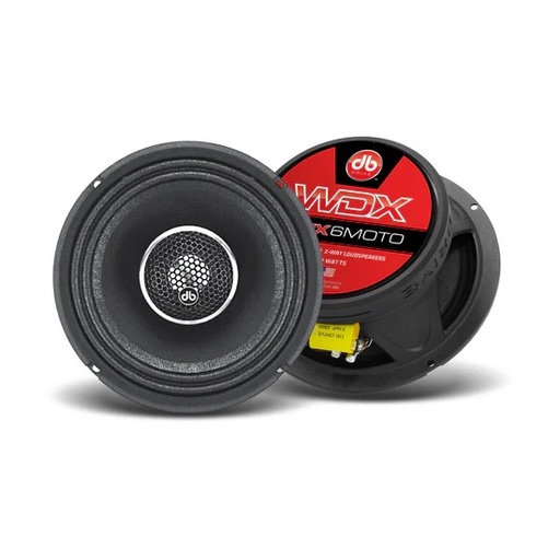 [WDX6MOTO] MEDIOS RANGOS CON TWEETER 6.5" DB DRIVE WDX6MOTO