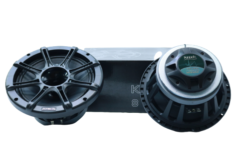MEDIOS RANGOS CON DRIVER 8" KRACK KMH 8004