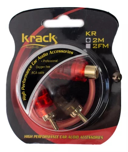 RCA "Y" 2 MACHOS 1 HEMBRA KRACK KR-2M