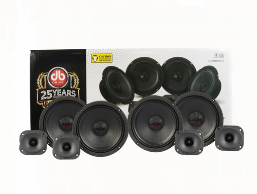 [WDX7-6.5-4MTW] SET DE MEDIOS 6.5" DB DRIVE WDX7-6.5-4MTW